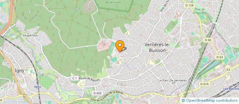 localisation de l'entreprise MADAME SOPHIE DHENNIN  VERRIERES-LE-BUISSON