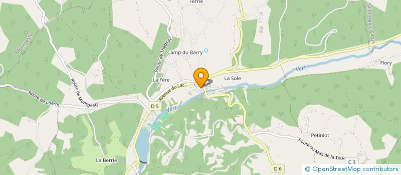 localisation de l'entreprise MADAME SOPHIE DIAW  CATUS