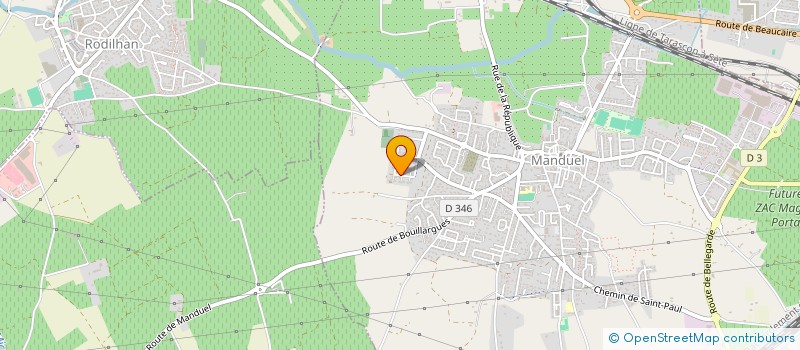 localisation de l'entreprise MADAME SOPHIE DIELLA  MANDUEL