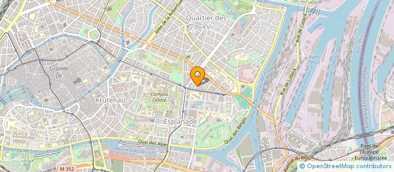 localisation de l'entreprise MADAME SOPHIE DIETENBECK à STRASBOURG