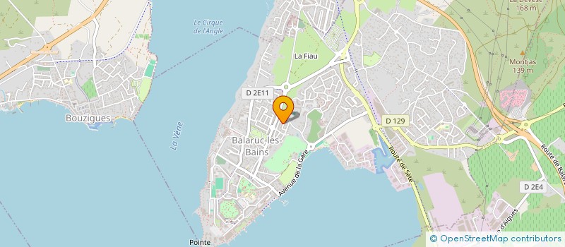 localisation de l'entreprise MADAME SOPHIE DIEUL  BALARUC-LES-BAINS