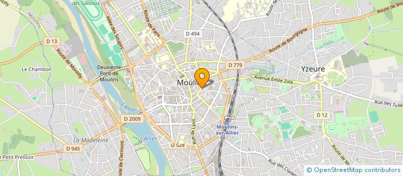 localisation de l'entreprise MADAME SOPHIE DJIAN  MOULINS