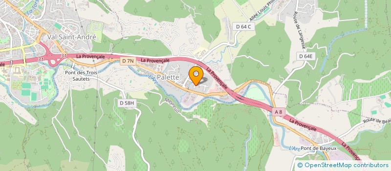 localisation de l'entreprise MADAME SOPHIE DO CARMO  LE THOLONET