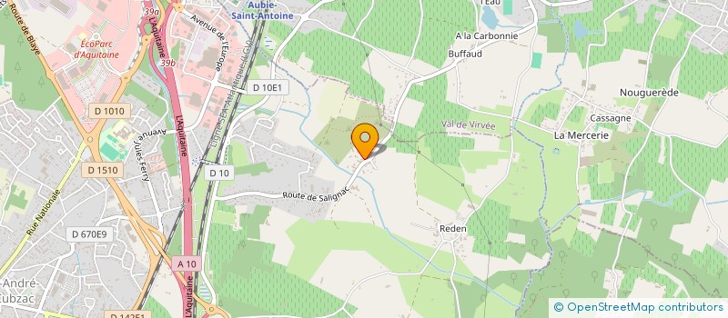 localisation de l'entreprise MADAME SOPHIE DODIER  SAINT-ANDRE-DE-CUBZAC