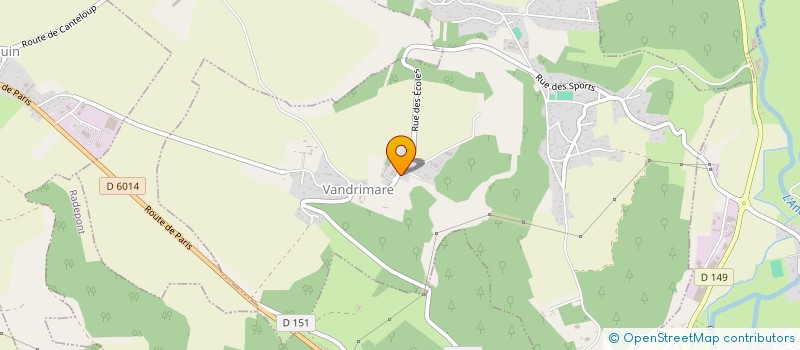 localisation de l'entreprise MADAME SOPHIE DOLIGNIERE  VANDRIMARE