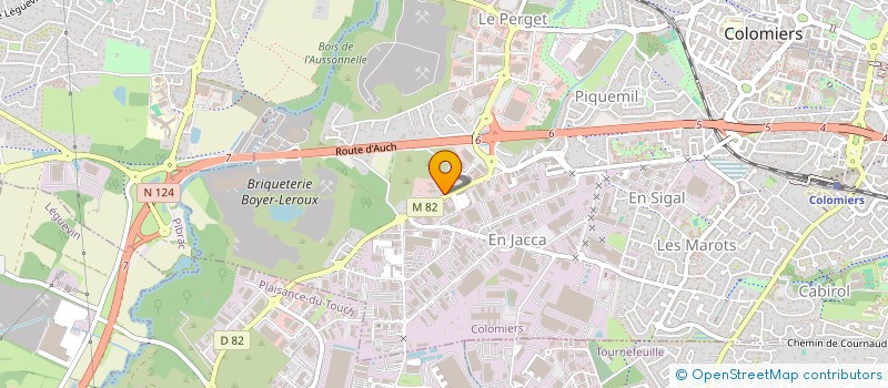 localisation de l'entreprise MADAME SOPHIE DONADIEU à COLOMIERS
