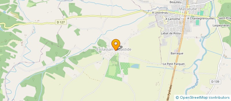 localisation de l'entreprise MADAME SOPHIE DONNER  LALANNE-ARQUE