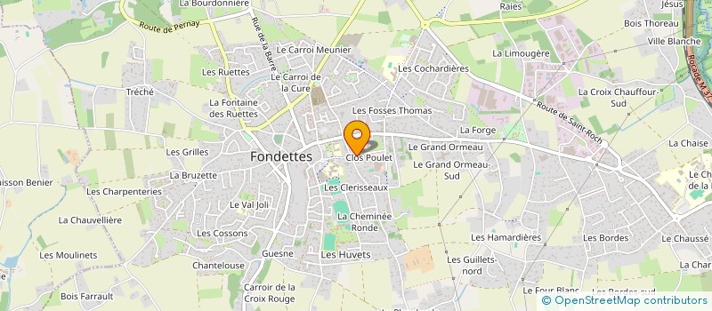 localisation de l'entreprise MADAME SOPHIE DOREY  FONDETTES