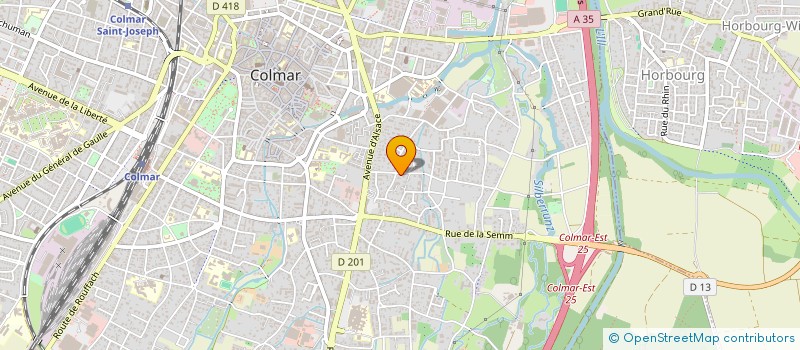 localisation de l'entreprise MADAME SOPHIE DORIN  COLMAR