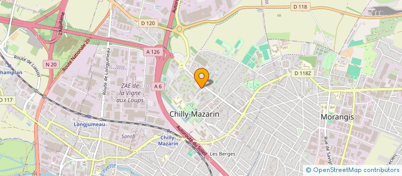 localisation de l'entreprise MADAME SOPHIE DORRMANN  CHILLY-MAZARIN