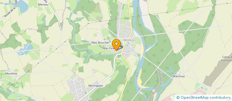 localisation de l'entreprise MADAME SOPHIE DOUARD à VILLIEU-LOYES-MOLLON