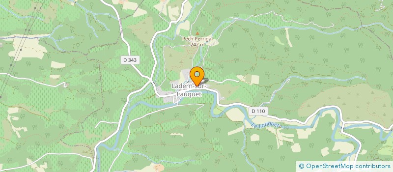 localisation de l'entreprise MADAME SOPHIE DOUCET  LADERN-SUR-LAUQUET