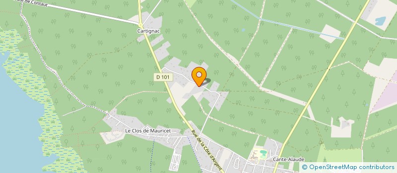 localisation de l'entreprise MADAME SOPHIE DOYENNETTE  HOURTIN