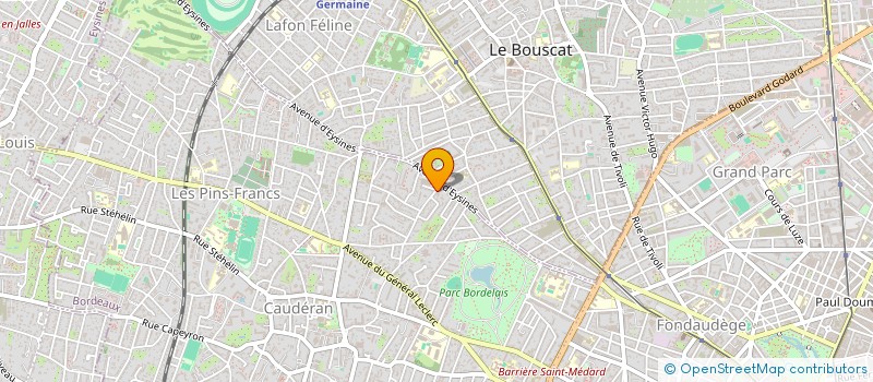 localisation de l'entreprise MADAME SOPHIE DOZ à BORDEAUX