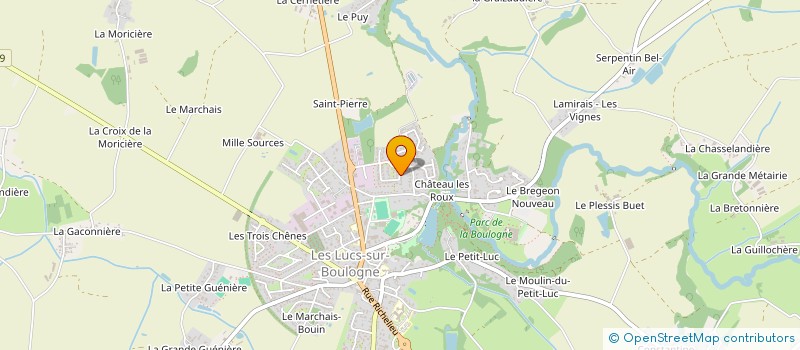 localisation de l'entreprise MADAME SOPHIE DRACHE  LES LUCS-SUR-BOULOGNE