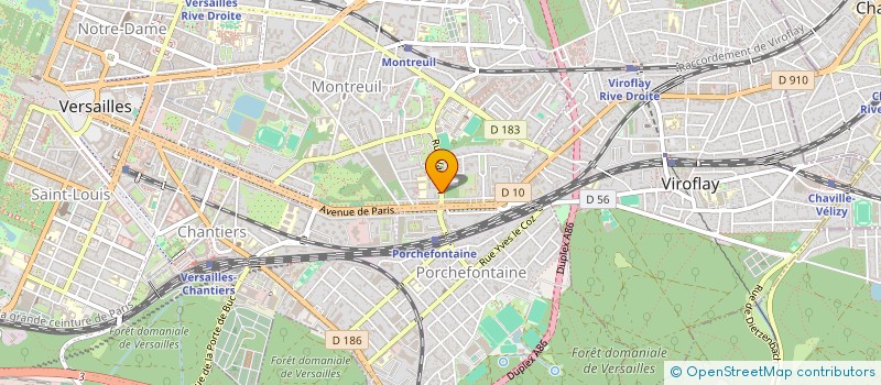localisation de l'entreprise MADAME SOPHIE DRAME à VERSAILLES
