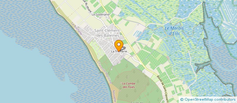 localisation de l'entreprise MADAME SOPHIE DREVET  SAINT-CLEMENT-DES-BALEINES