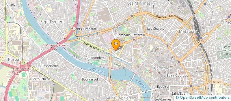 localisation de l'entreprise MADAME SOPHIE DRILLON  TOULOUSE