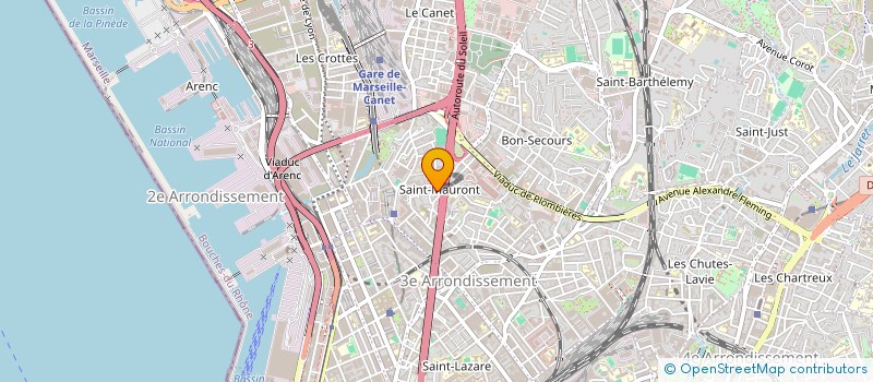 localisation de l'entreprise MADAME SOPHIE DRISS à MARSEILLE