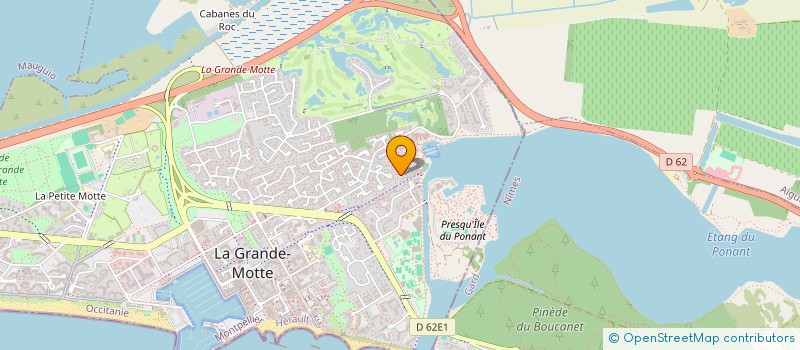 localisation de l'entreprise MADAME SOPHIE DRUJON  LA GRANDE-MOTTE