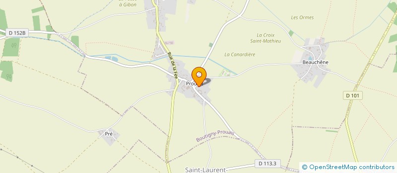 localisation de l'entreprise MADAME SOPHIE DU BUISSON à BOUTIGNY-PROUAIS