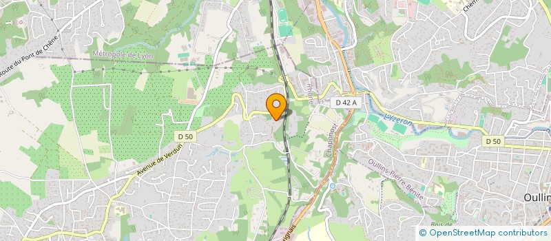 localisation de l'entreprise MADAME SOPHIE DUBACH  CHAPONOST