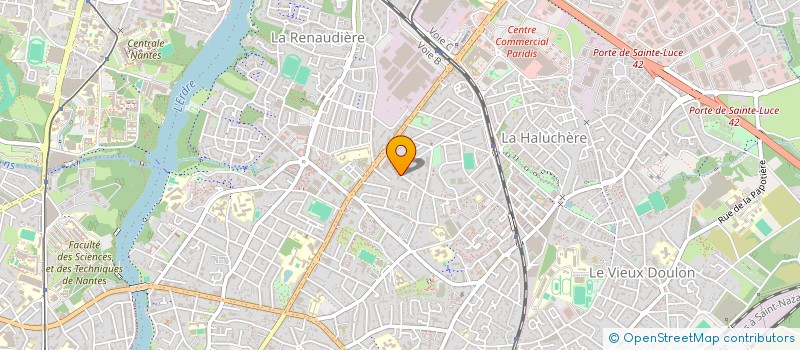 localisation de l'entreprise MADAME SOPHIE DUBAS à NANTES