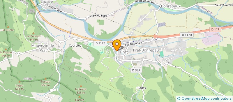 localisation de l'entreprise MADAME SOPHIE DUBOIS à PRAT-BONREPAUX