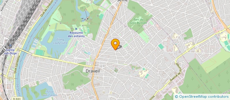 localisation de l'entreprise MADAME SOPHIE DUBOSCQ à DRAVEIL