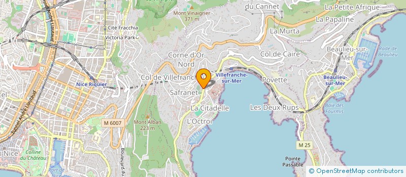 localisation de l'entreprise MADAME SOPHIE DUBUIS à VILLEFRANCHE-SUR-MER