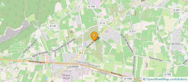 localisation de l'entreprise MADAME SOPHIE DUCHEMANN  CABRIERES-D'AVIGNON