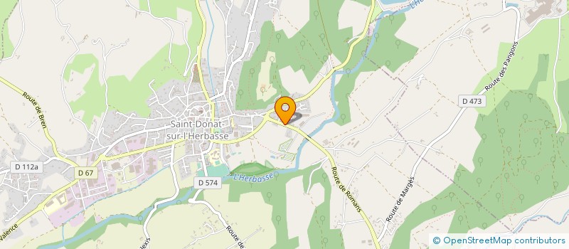 localisation de l'entreprise MADAME SOPHIE DUCLAUX  SAINT-DONAT-SUR-L'HERBASSE