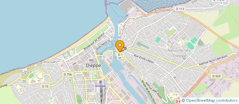 localisation de l'entreprise MADAME SOPHIE DUCLERCQ à DIEPPE