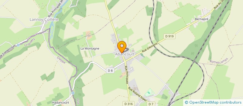 localisation de l'entreprise MADAME SOPHIE DUCROUT  LANNOY-CUILLERE