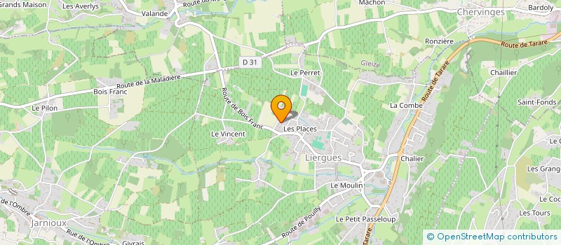 localisation de l'entreprise MADAME SOPHIE DUDOUIT  PORTE DES PIERRES DOREES