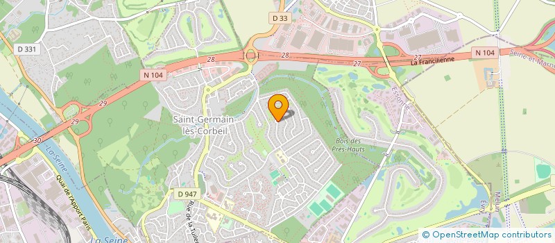 localisation de l'entreprise MADAME SOPHIE DUFLO  SAINT-GERMAIN-LES-CORBEIL