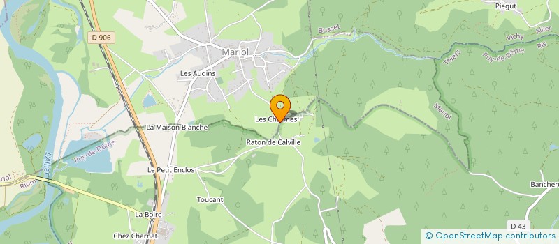 localisation de l'entreprise MADAME SOPHIE DUFOREST  MARIOL