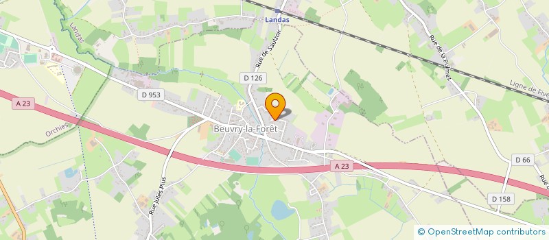 localisation de l'entreprise MADAME SOPHIE DUHEM  BEUVRY-LA-FORET