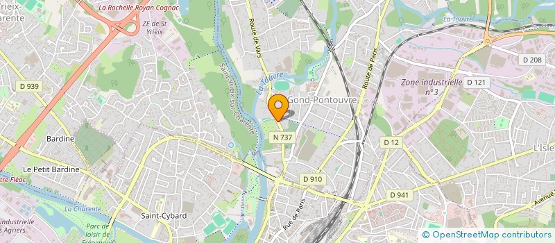 localisation de l'entreprise MADAME SOPHIE DULAC  GOND-PONTOUVRE