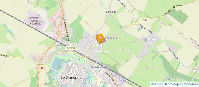 localisation de l'entreprise MADAME SOPHIE DULION  LE QUESNOY