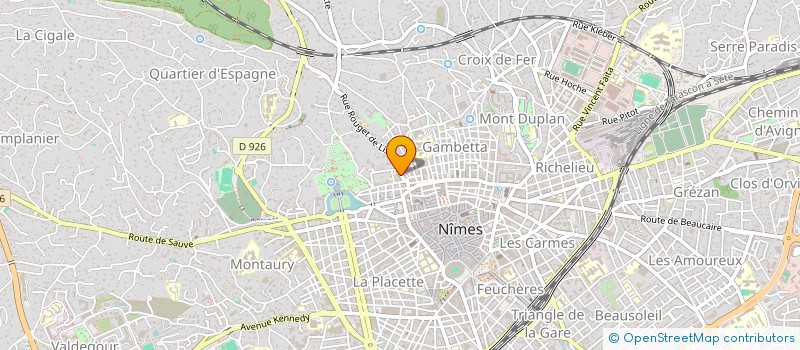 localisation de l'entreprise MADAME SOPHIE DUMAS  NIMES