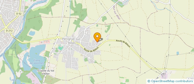 localisation de l'entreprise MADAME SOPHIE DUMAS  PERIGNAT-SUR-ALLIER