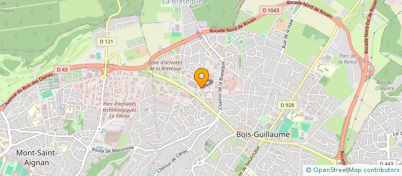 localisation de l'entreprise MADAME SOPHIE DUMONT à BOIS-GUILLAUME