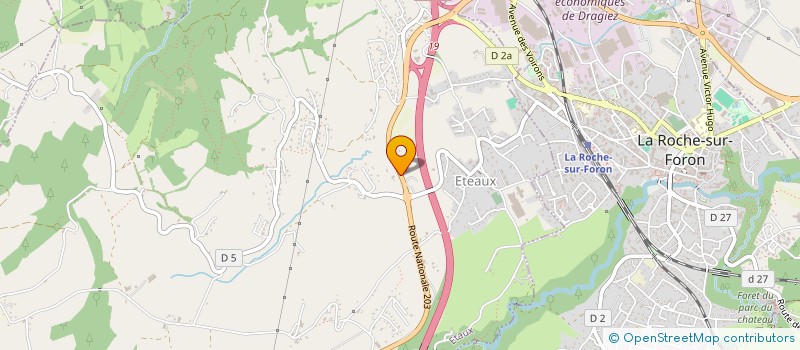 localisation de l'entreprise MADAME SOPHIE DUNAND  SCIONZIER