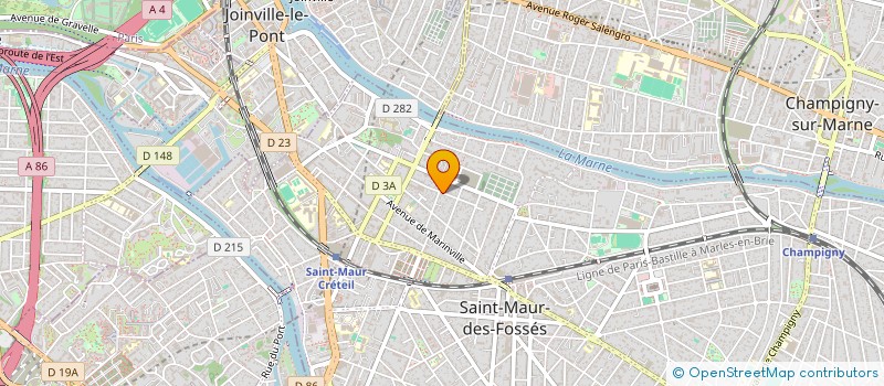 localisation de l'entreprise MADAME SOPHIE DUNAND à SAINT-MAUR-DES-FOSSES