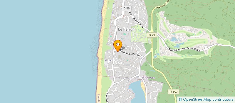 localisation de l'entreprise MADAME SOPHIE DUNESME  SEIGNOSSE