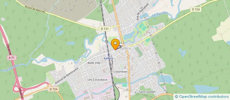 localisation de l'entreprise MADAME SOPHIE DUPAIN  SALBRIS