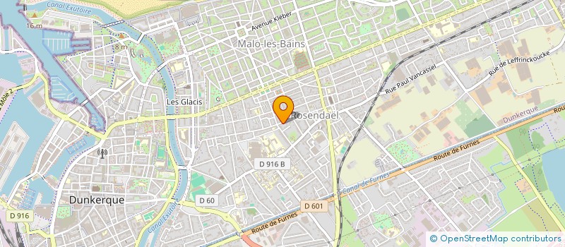 localisation de l'entreprise MADAME SOPHIE DUPIED à DUNKERQUE