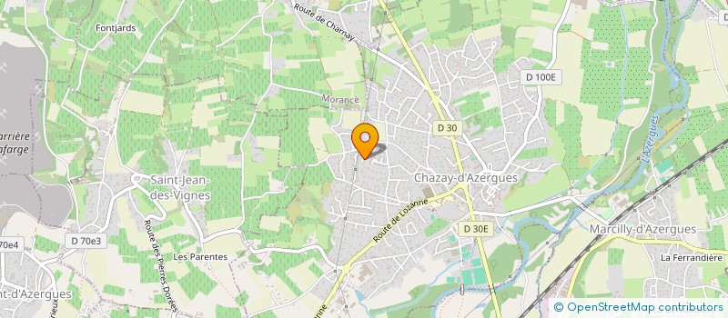 localisation de l'entreprise MADAME SOPHIE DUPIN  CHAZAY-D'AZERGUES