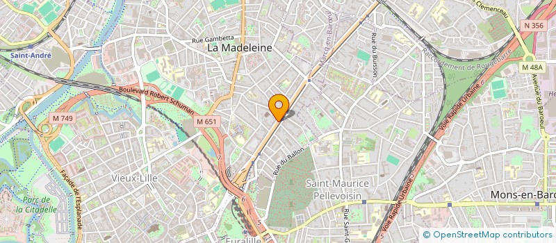 localisation de l'entreprise MADAME SOPHIE DUPOND à MARCQ-EN-BARŒUL
